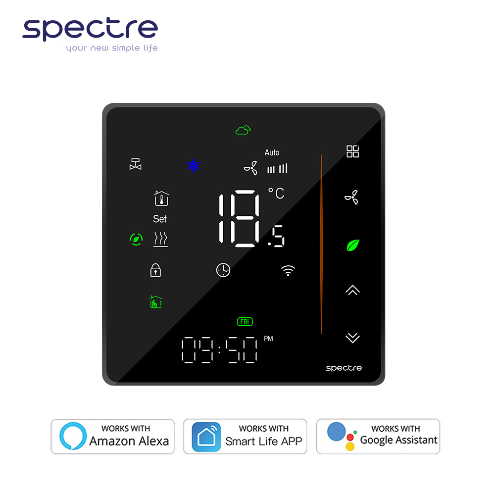 کلید ترموستات لمسی هوشمند اسپکتر مدل  WiFi Smart Thermostat TSR16