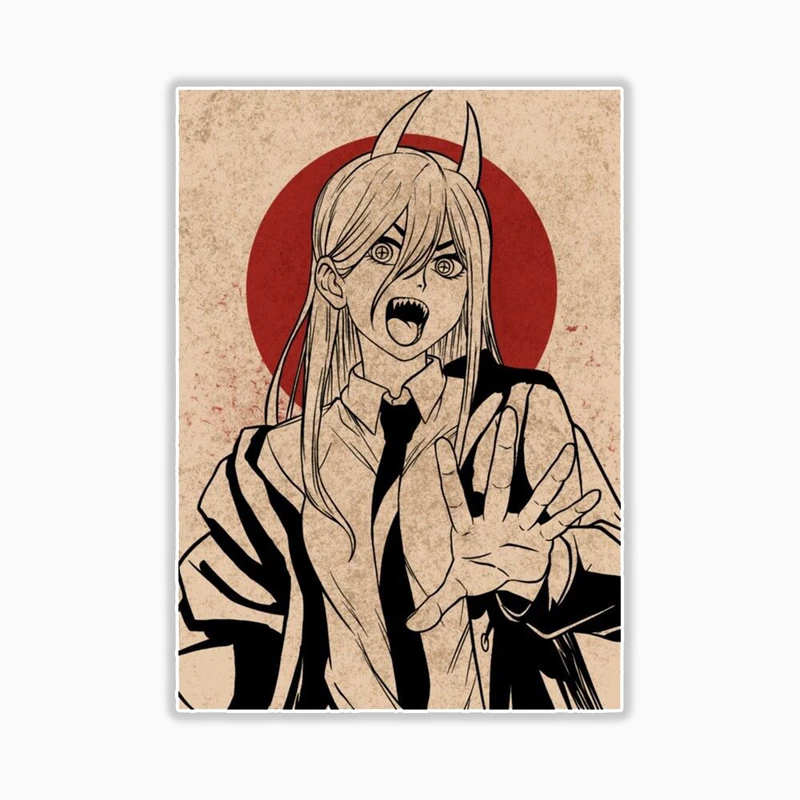 استیکر لپ تاپ و موبایل بووم طرح انیمه مرداره ای کد 129