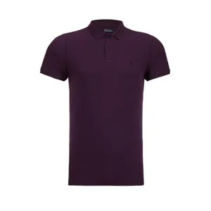 پولوشرت آستین کوتاه مردانه بادی اسپینر مدل 06960358 کد 5 رنگ بنفش