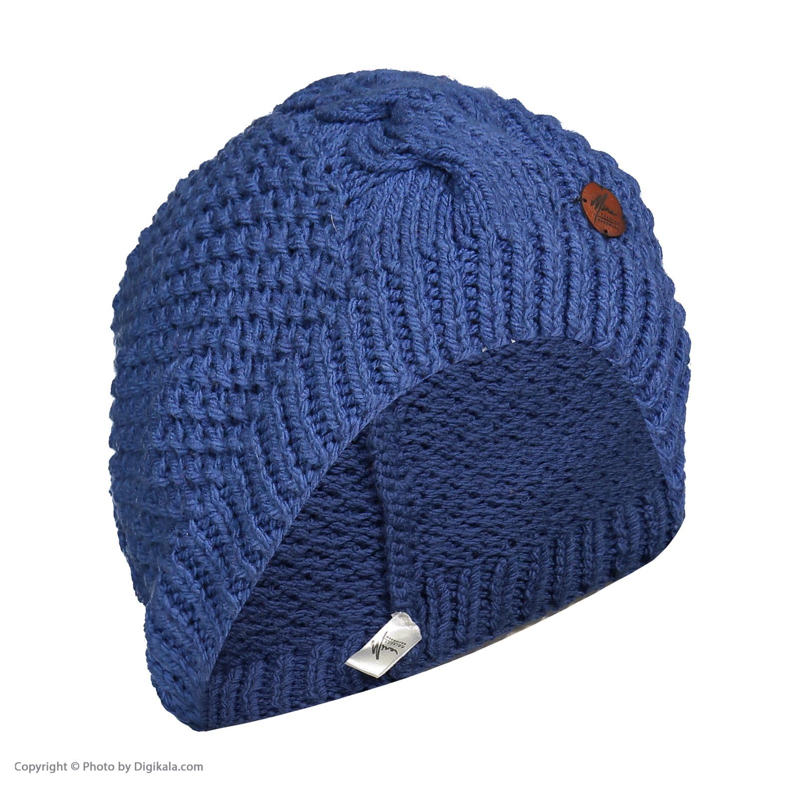 ست کلاه و شال گردن بافتنی میرافشن مدل Azure -  - 6