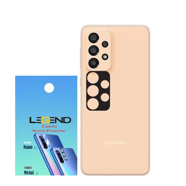 محافظ لنز دوربین لجند مدل فلزی مناسب برای گوشی موبایل سامسونگ Galaxy A33