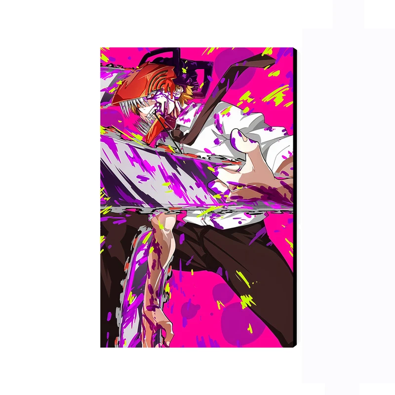 تابلو شاسی عرش مدل انیمه مرد اره ای Chainsaw Man کد As2214