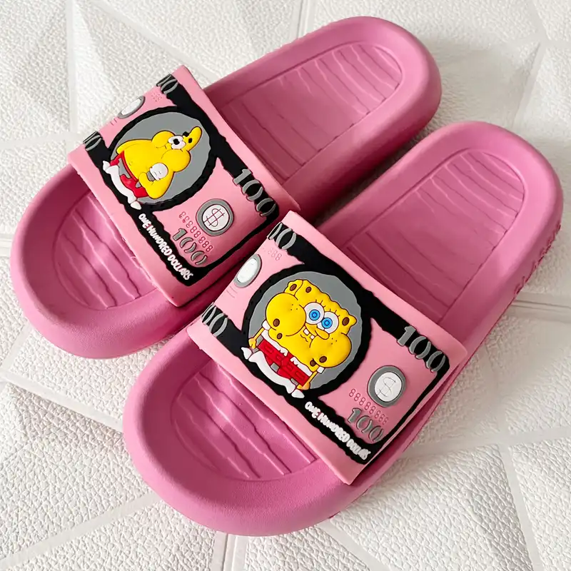 دمپایی زنانه طرح باب اسفنجی و پاتریک کد 000072