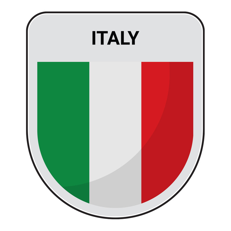 استیکر خودرو پویا مارکت طرح ایتالیا کد 2406