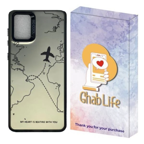 کاور قاب لایف مدل سوکول طرح هواپیما مناسب برای گوشی موبایل سامسونگ Galaxy A51