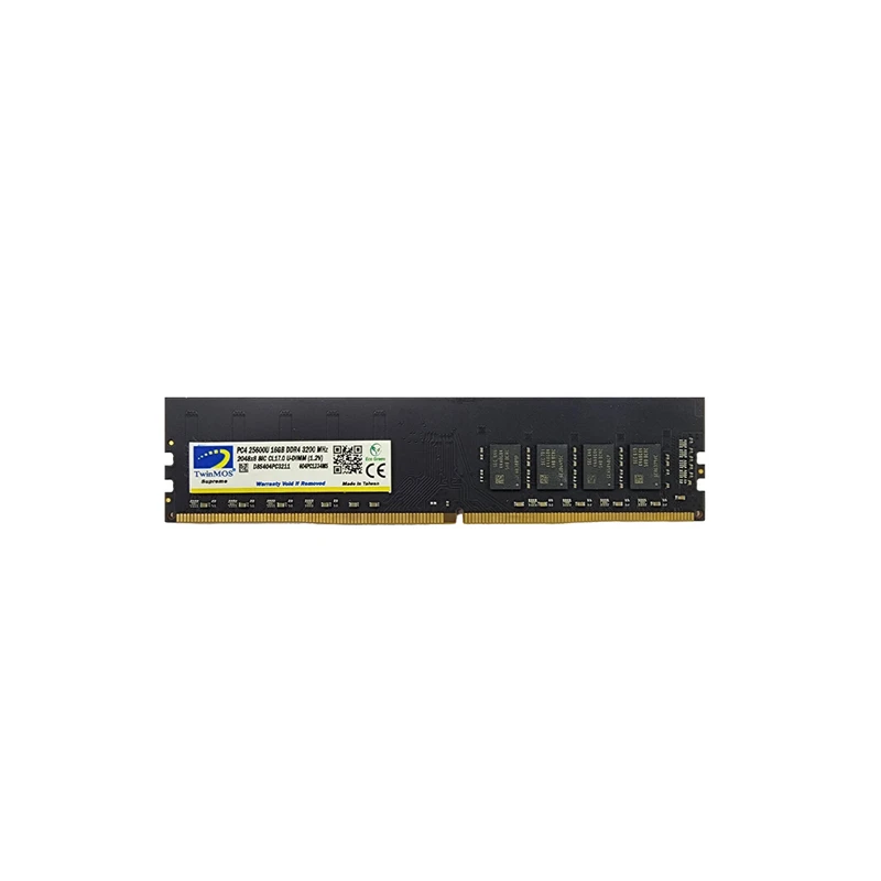 رم کامپیوتر DDR4 تک کاناله 3200 مگاهرتز CL17 توین موس مدل Mainstream ظرفیت 16 گیگابایت