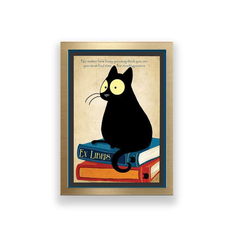 تابلو طرح فانتزی گربه