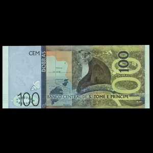 اسکناس تزئینی طرح کشور سائوتوم و پرنسیپ مدل 100دپلاس UNC