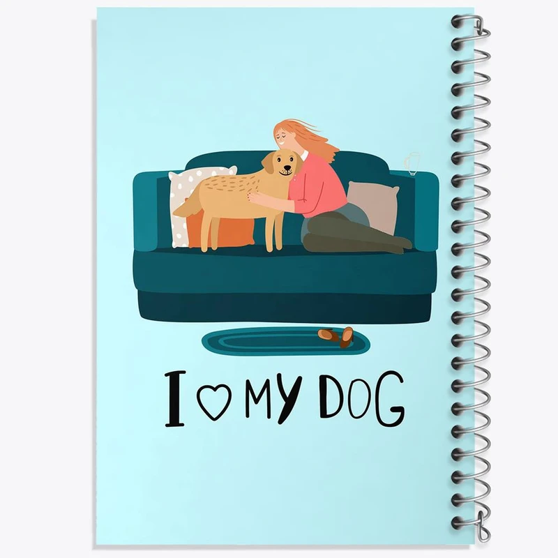 دفتر نت موسیقی 50 برگ خندالو مدل حمایت از حیوانات کد 27385