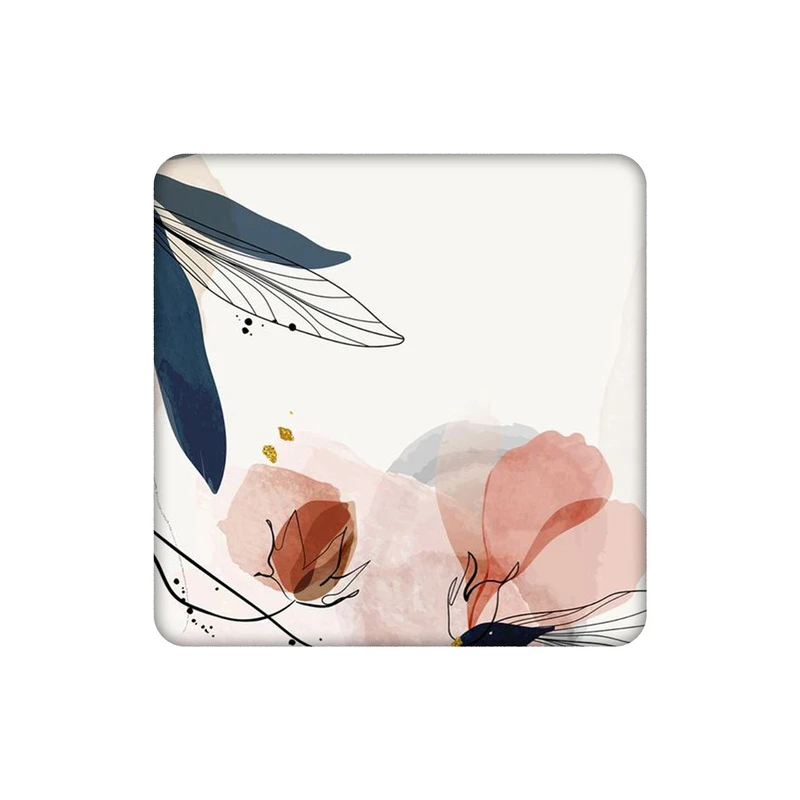 زیرلیوانی طرح گل کاغذی مینیمال کد 9420304