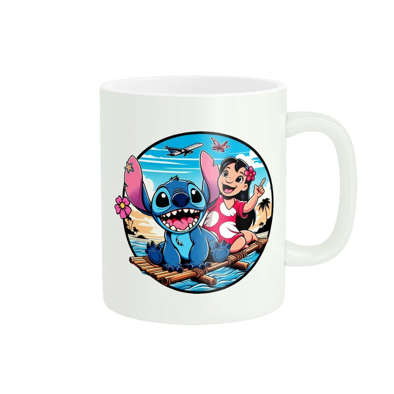 ماگ پادآفرین مدل کارتون استیچ و لیلو Stitch کد PM3727