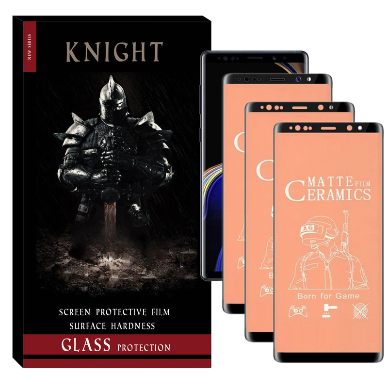 محافظ صفحه نمایش سرامیکی مات نایت مدل CER-01 مناسب برای گوشی موبایل سامسونگ Galaxy Note 9 بسته سه عددی