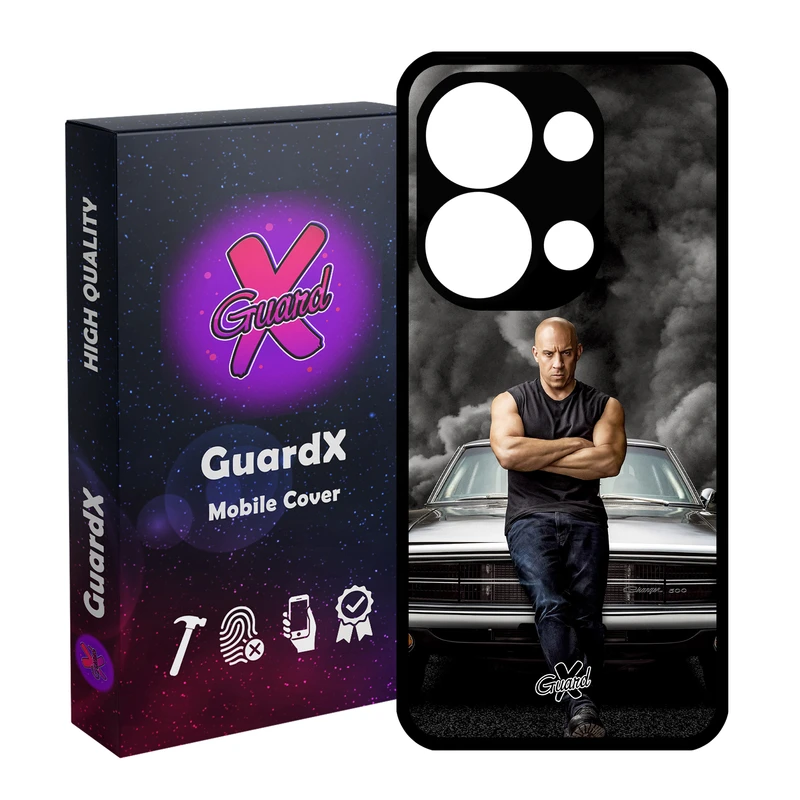 کاور گارد ایکس طرح Vin Diesel مناسب برای گوشی موبایل شیائومی Redmi Note 13 Pro 4G / Poco M6 Pro 4G