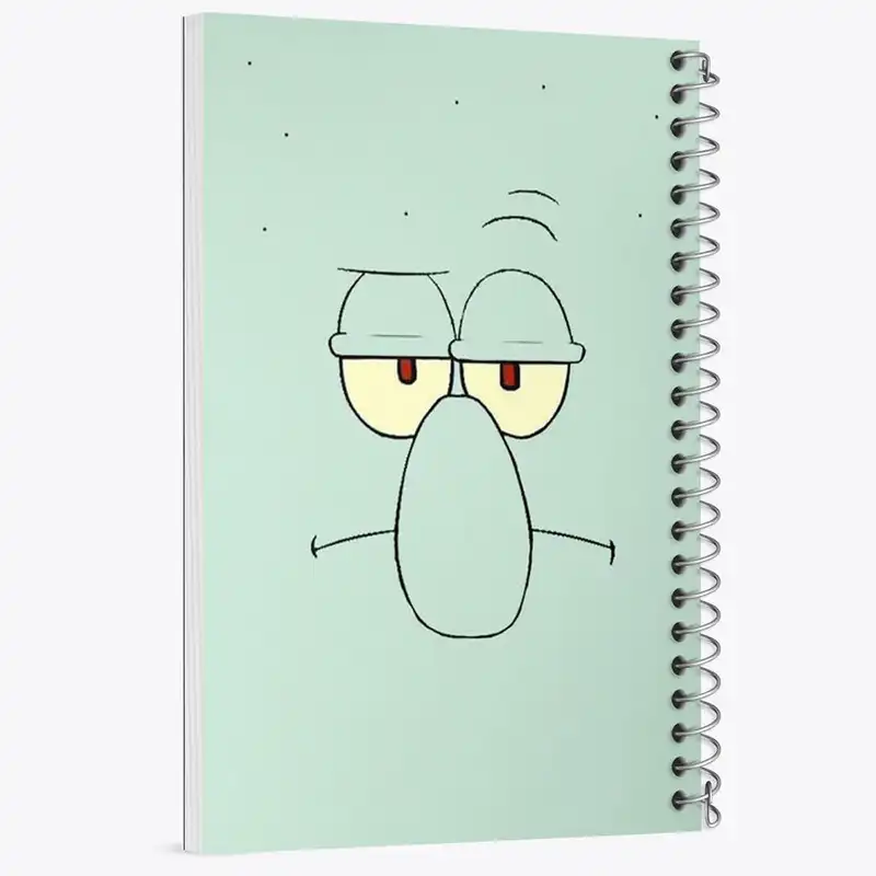 دفتر مشق 50 برگ خندالو مدل اختاپوس باب اسفنجی کد 1351