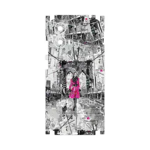MAHOOT Collage of Catwalk Bridge-FullSkin Cover Sticker for Motorola Moto G24