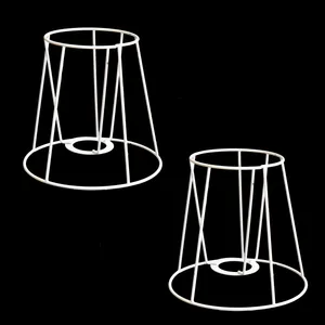 شید آباژور مدل مخروطی اسکلت خام کد m1 مجموعه 2 عددی