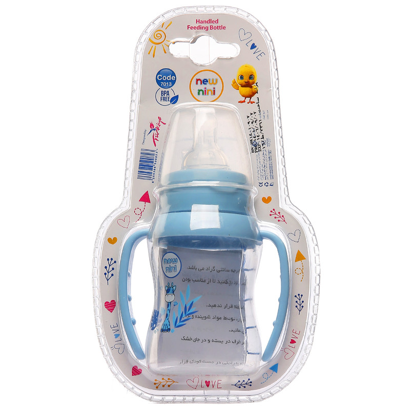 شیشه شیر نیو نی نی مدل 7013 ظرفیت 120 میلی لیتر