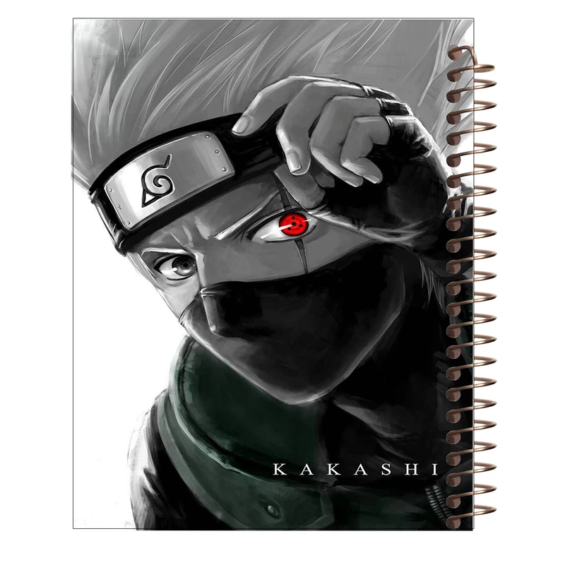 دفترچه یادداشت 100 برگ مدل انیمه ناروتو طرح کاکاشی کد O65