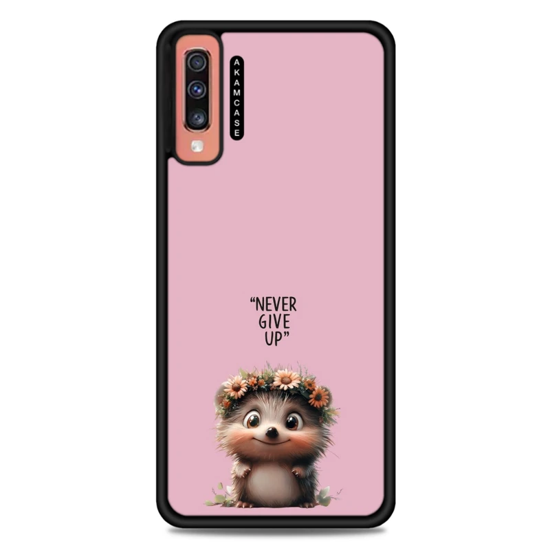 کاور آکام مدل AMC-WSGA70-ANIMALS QOUTES-13 مناسب برای گوشی موبایل سامسونگ Galaxy A70