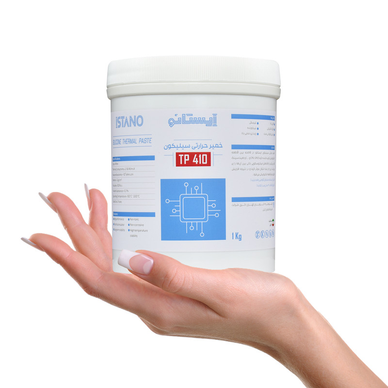 خمیر حرارتی سیلیکون ایستانو مدل TP410 وزن 1000 گرم