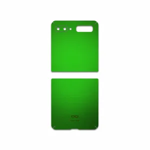 MAHOOT Metallic-Green Cover Sticker for Samsung Galaxy Z Flip