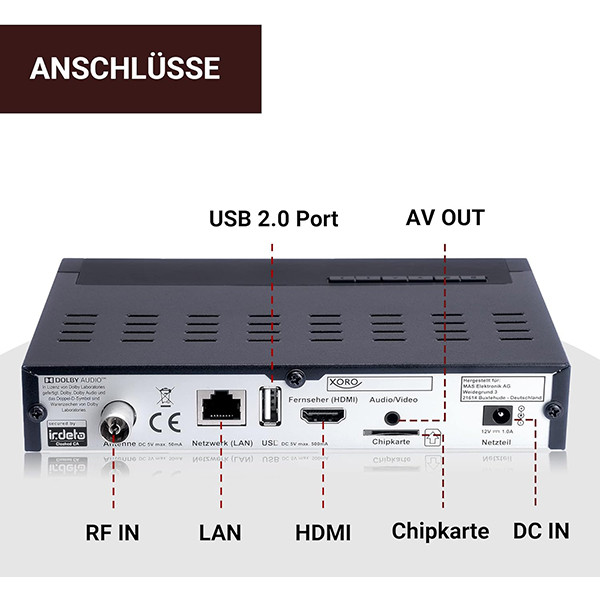گیرنده دیجیتال DVB-T اورو مدل HRT 8770 TWIN
