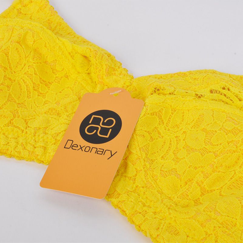 سوتین زنانه دکسونری مدل 355007110 دانتل رنگ زرد -  - 4