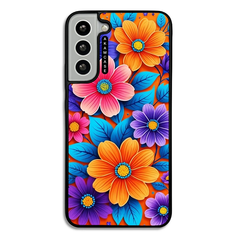 کاور آکام مدل AMC-WSGS22P-FLOWERS-39 مناسب برای گوشی موبایل سامسونگ Galaxy S22 Plus