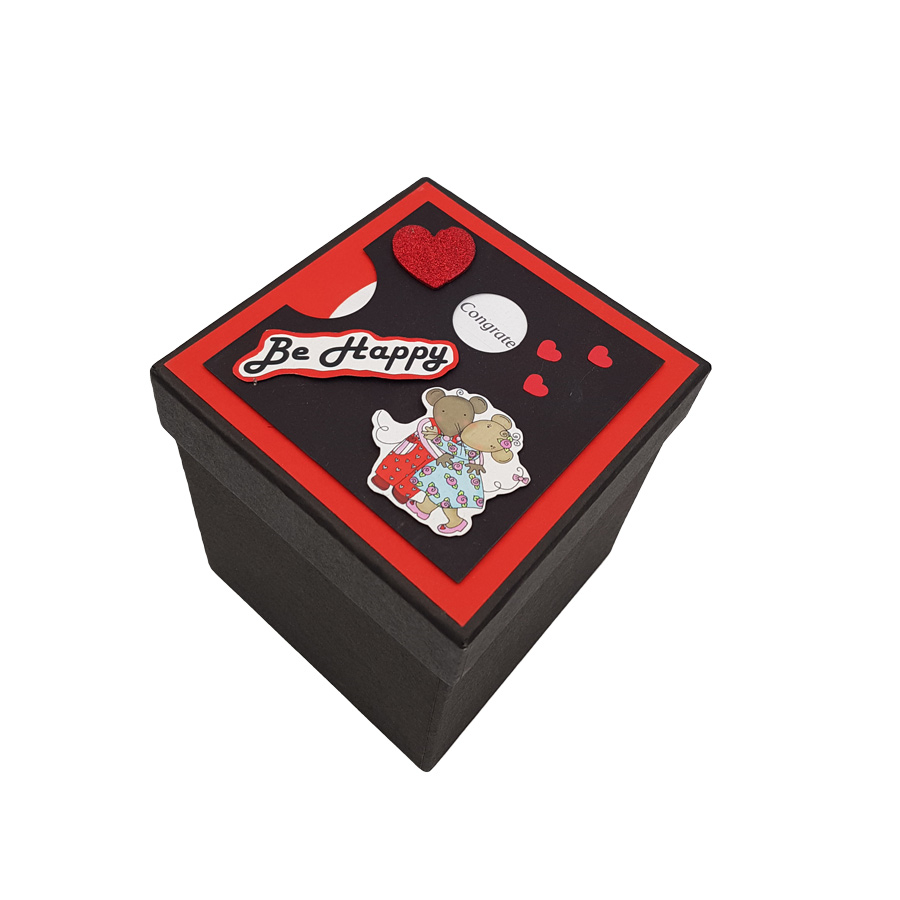 جعبه هدیه طرح موش عاشق مدل VL 02