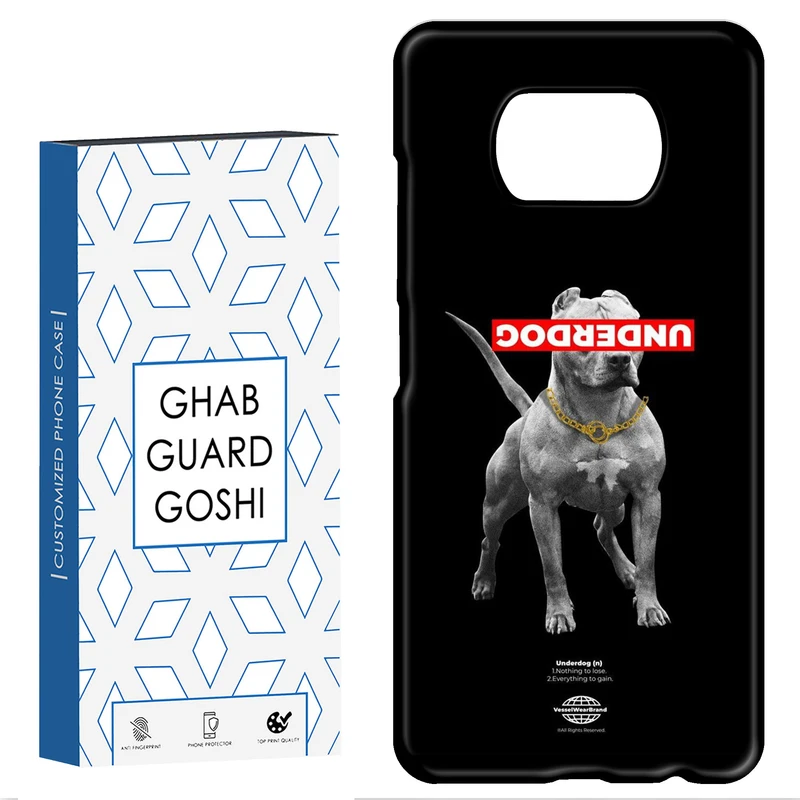 کاور قاب گارد گوشی طرح پیتبول کد Dimo-744 مناسب برای گوشی موبایل شیائومی POCO X3 / X3 PRO / X3 NFC