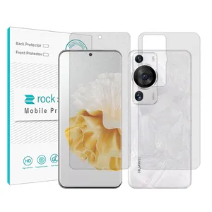 Rock space brand shockproof Matte screen protector glass for Huawei P60 Pro along with the back protector