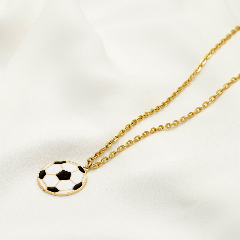 گردنبند دخترانه مدل توپ فوتبال NB1 گردنبند دخترانه مدل توپ فوتبال NB1