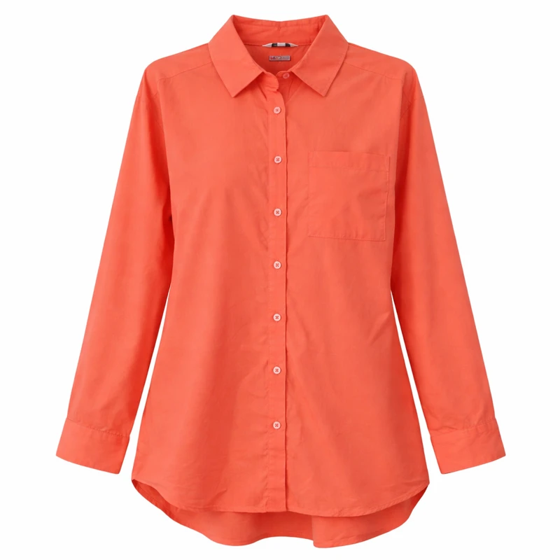 شومیز آستین بلند یقه برگردان زنانه مدل 3885