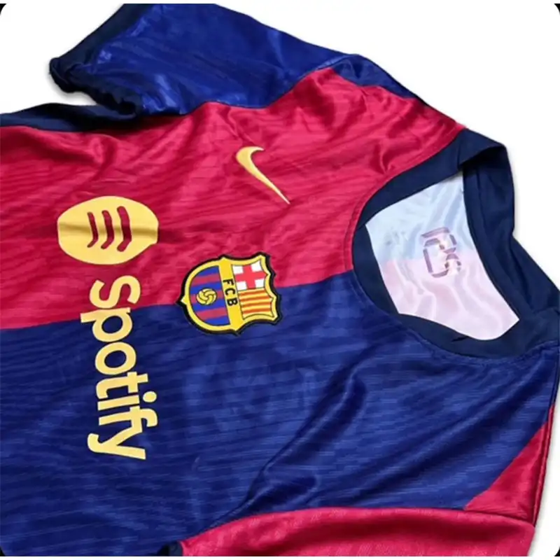 تی شرت ورزشی مردانه مدل بارسلونا Home 2025