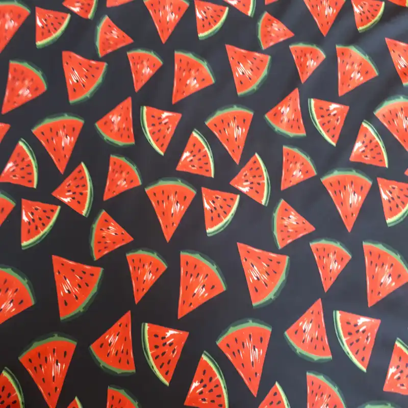 پارچه لباس مدل بوگاتی طرح هندوانه ای