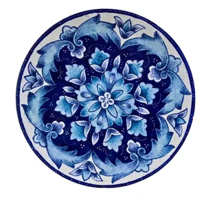 بشقاب میناکاری مسی میناسرای نیکنامی مدلBsFF12