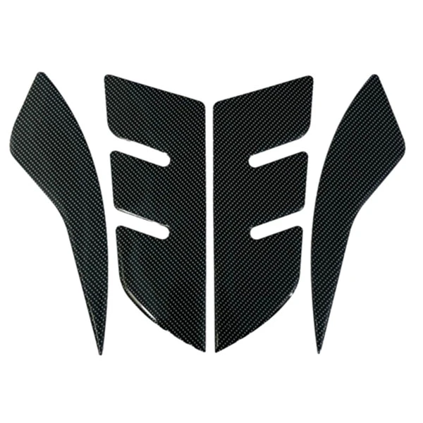  پد برچسب گلگیر جلو موتور سیکلت وارون مدل W-9-CARBON مناسب برای یاماها آیروکس بسته 4 عددی