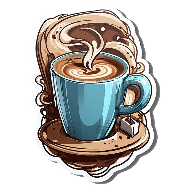 استیکر پارچه و لباس پاد آفرین طرح فنجون کد 553