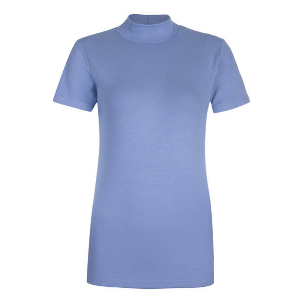 تی شرت آستین کوتاه زنانه برنس مدل باربارا-50 رنگ آبی روشن