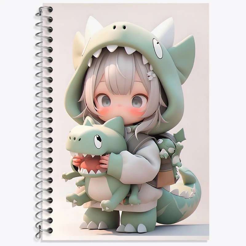 دفتر لغت 50 برگ خندالو طرح دخترانه کیوت کد N4420