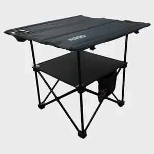 میز سفری تاشو مدل دو طبقه آریو سایز صفحه 80*80 سانتی متر