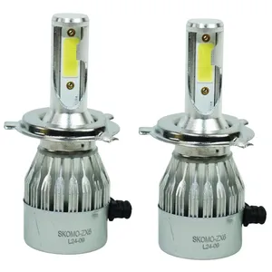 لامپ هدلایت خودرو لنزو اسکومو مدل ZX6 پایه H4 بسته دو عددی