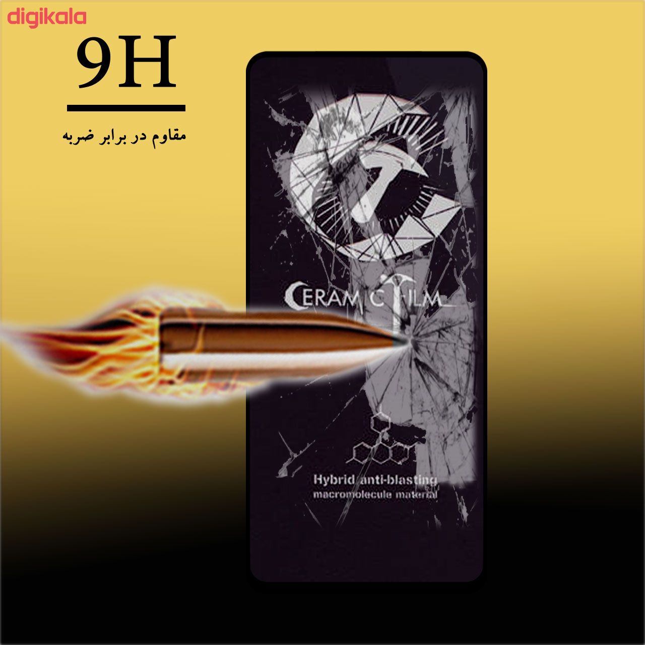 محافظ صفحه نمایش سرامیکی هورس مدل CCB-H مناسب برای گوشی موبایل شیائومی Redmi K40 Pro main 1 3