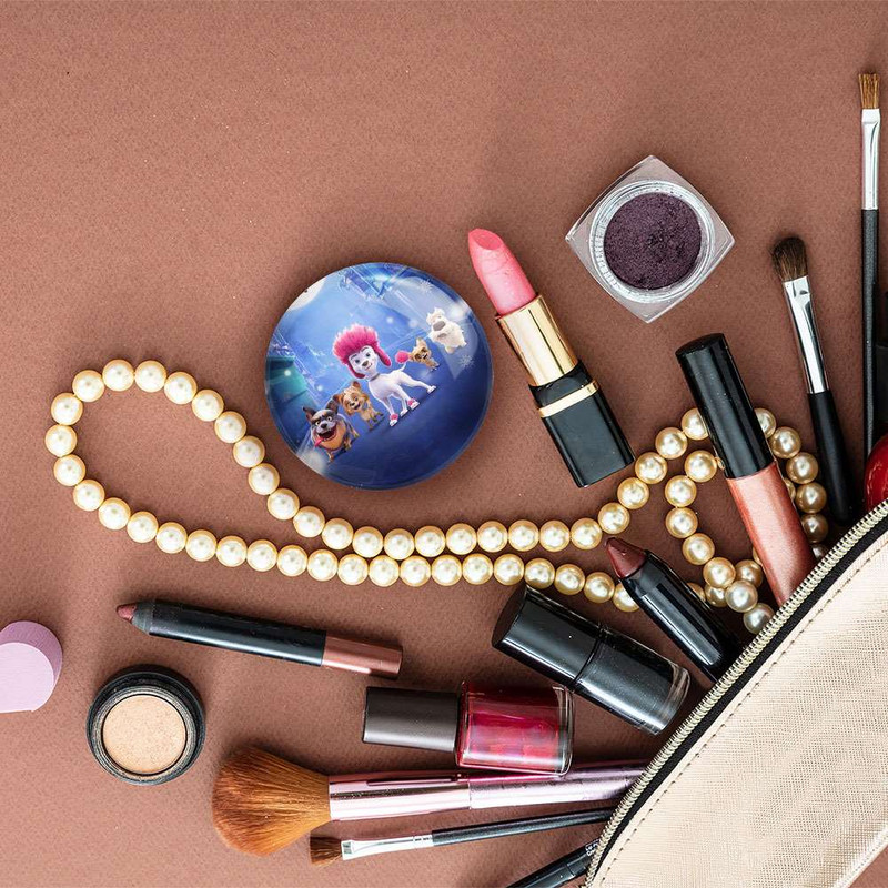 آینه جیبی خندالو طرح صد درصد گرگ Wolf 100%  کد 4808