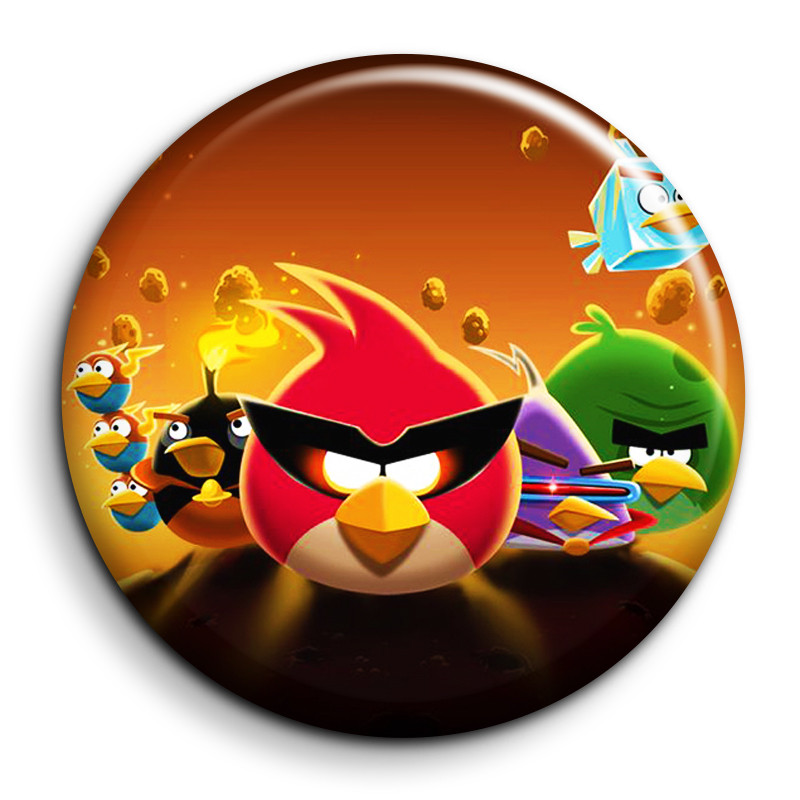 مگنت گالری باجو طرح پرندگان خشمگین کد Angry birds 78