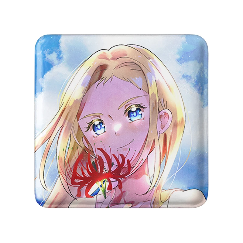 مگنت خندالو طرح اوشیو انیمه سامر تایم رندرینگ SUMMER TIME RENDERING  مدل مربعی کد 22271