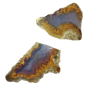 سنگ عقیق مدل جارویی کد P 480 مجموعه 2 عددی
