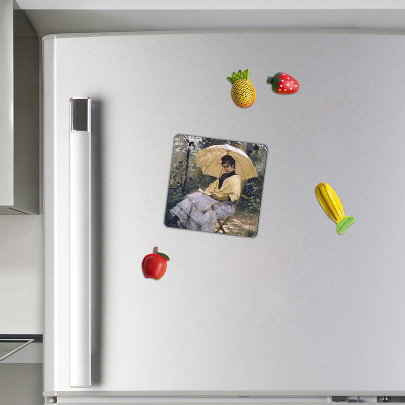 مگنت طرح بانوی کتابخوان کد wmg2568