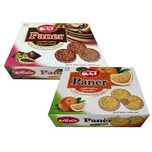بیسکویت کرمدار با طعم وانیل و پرتقال آیدین - 420 گرم بسته 2 عددی