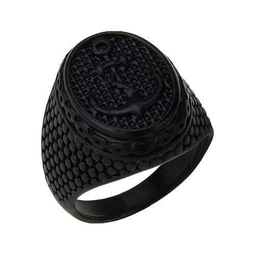 انگشتر مردانه مدل لنگر کد 1000